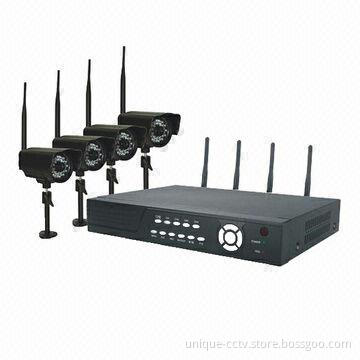 2.4GHZ 4CH-H.264 Digital Wireless DVR System, Image Processor MPEG 4 Encode/Decode .